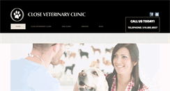 Desktop Screenshot of closevetclinic.com